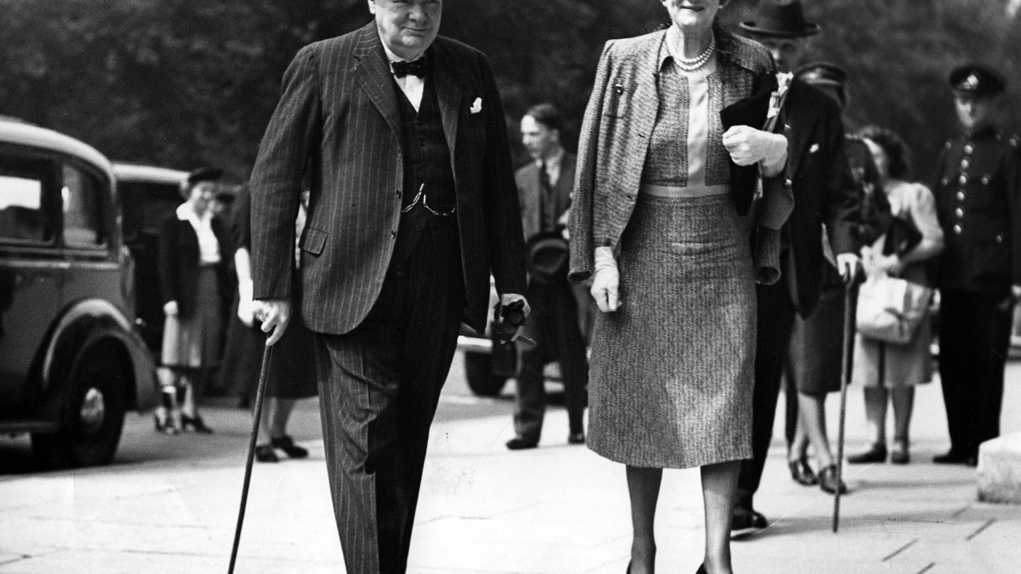 Churchill y Clementine, en una imagen de archivo. (Cordon Press)