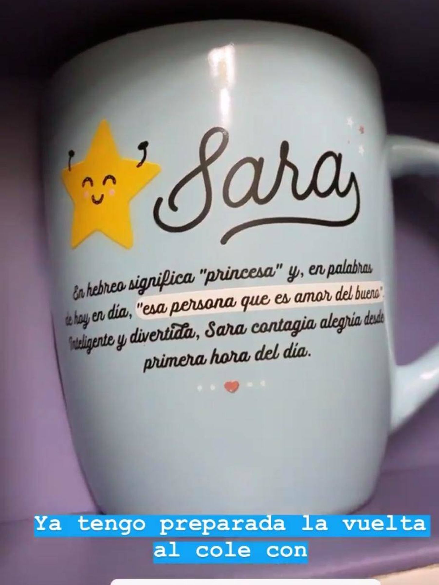 Taza Sara. (@sarasalamo)