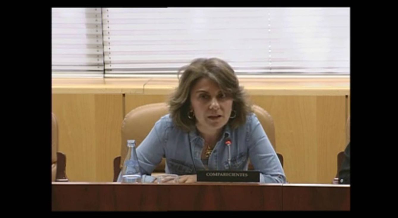 María Fernanda Richmond, cuando declaró en la comisión de investigación de la Asamblea.