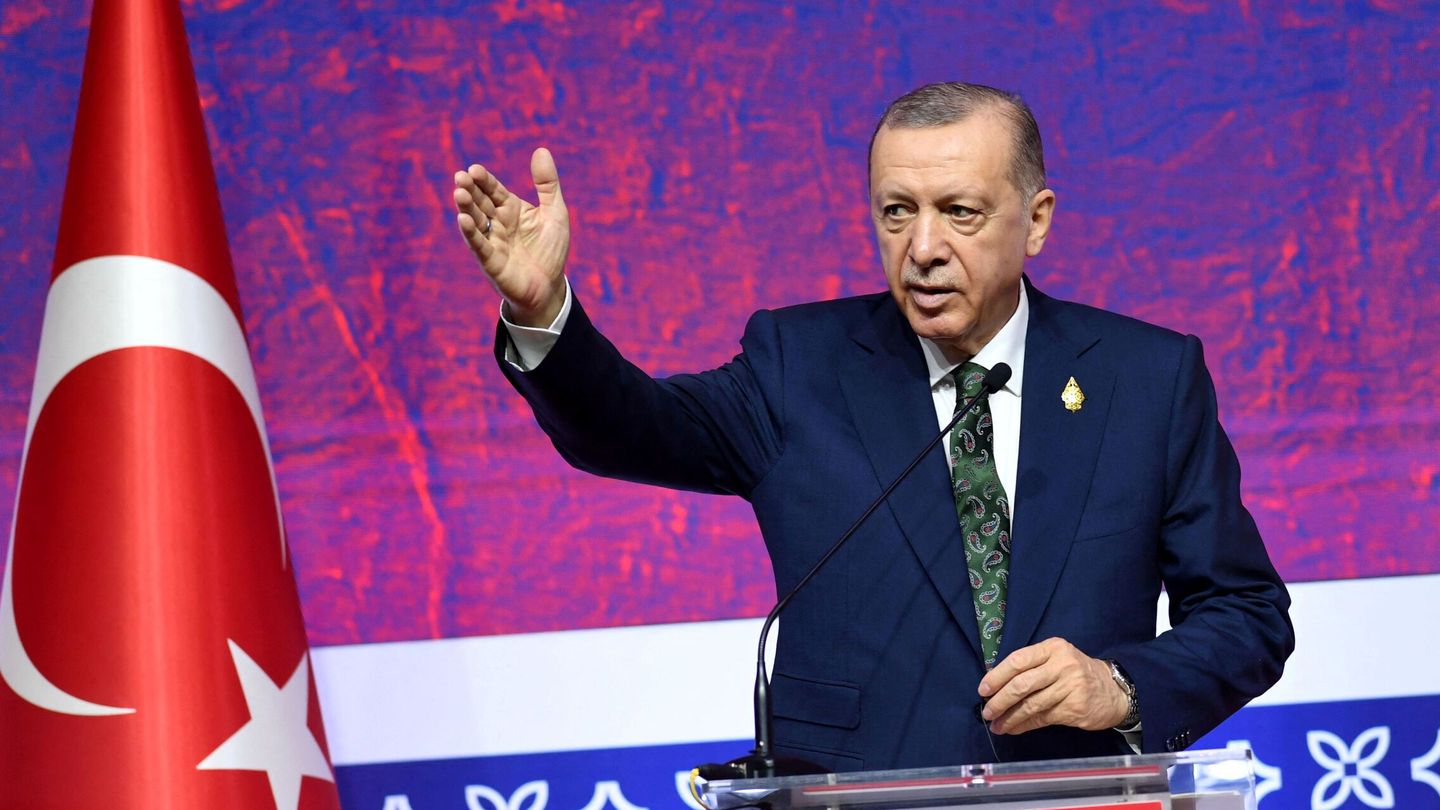 El presidente turco en la última reunión del G-20. (Reuters)