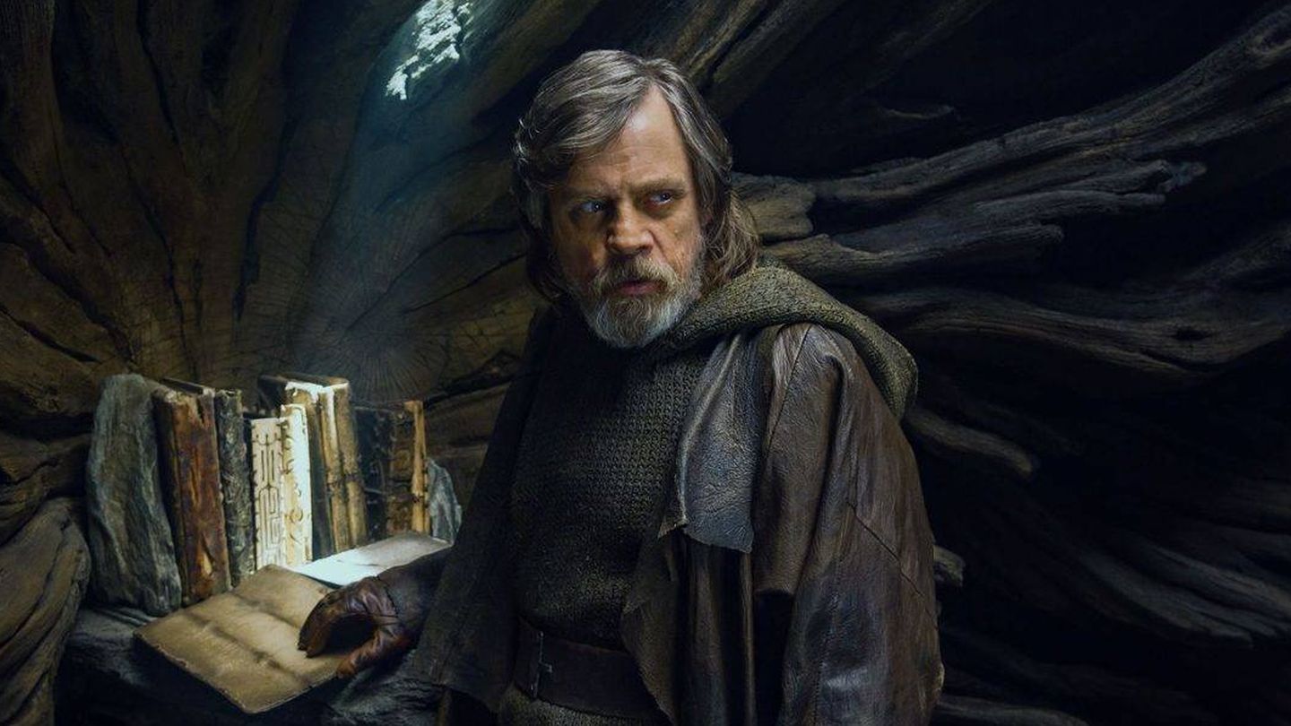 Mark Hamill, como Luke Skywalker en 'Los últimos Jedi'. (Lucasfilm Ltd)