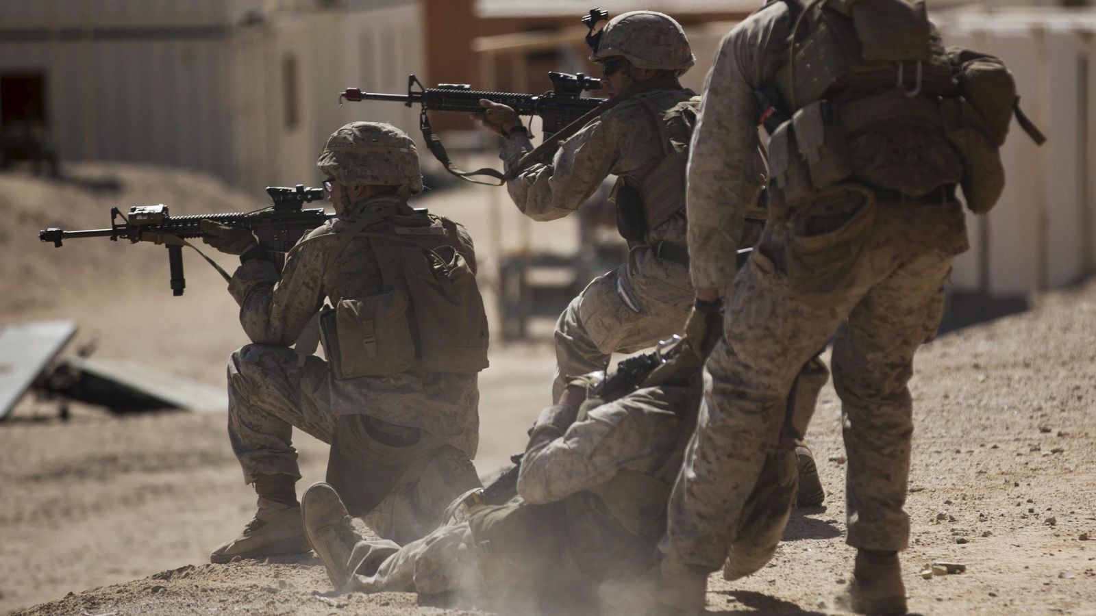 Foto: Marines estadounidenses durante un entrenamiento en California, septiembre de 2015 (Reuters)