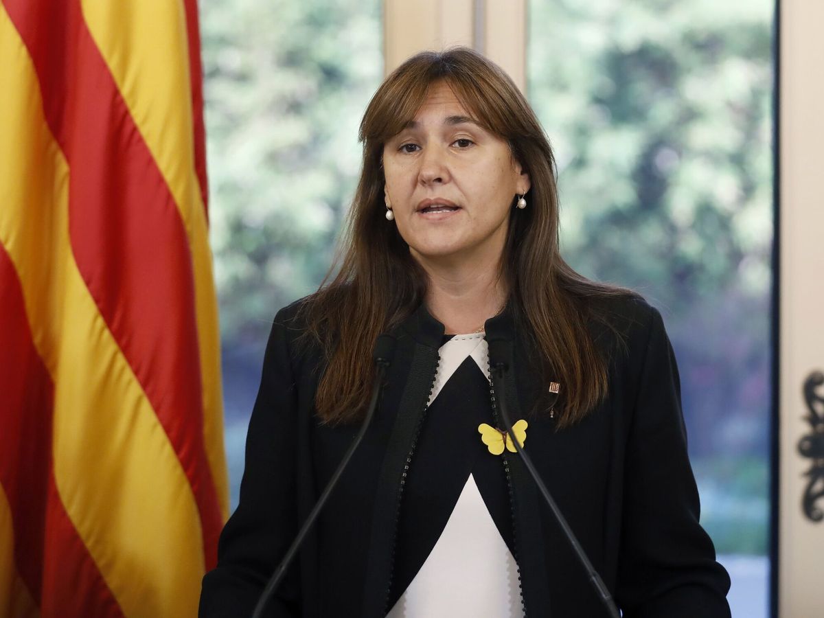 Foto: La presidenta de la cámara catalana, Laura Borràs. (EFE)