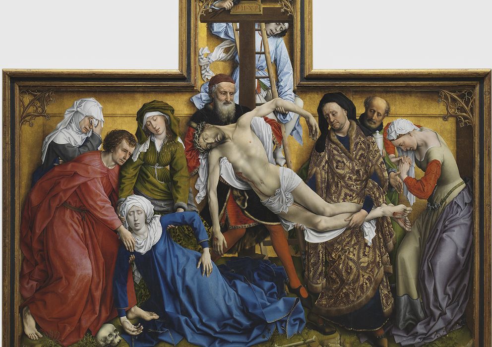 Foto: 'El descendimiento', de Roger van der Weyden. 