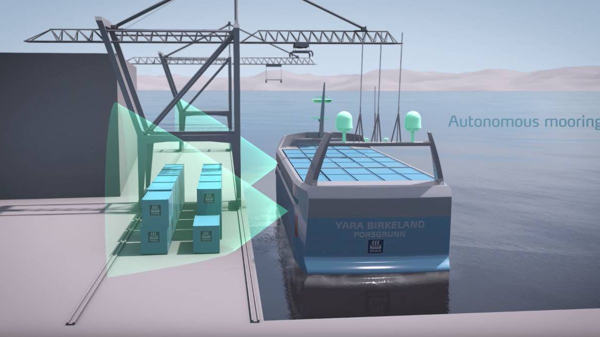 'El Tesla de los mares': el buque eléctrico que navegará por los fiordos sin tripulación