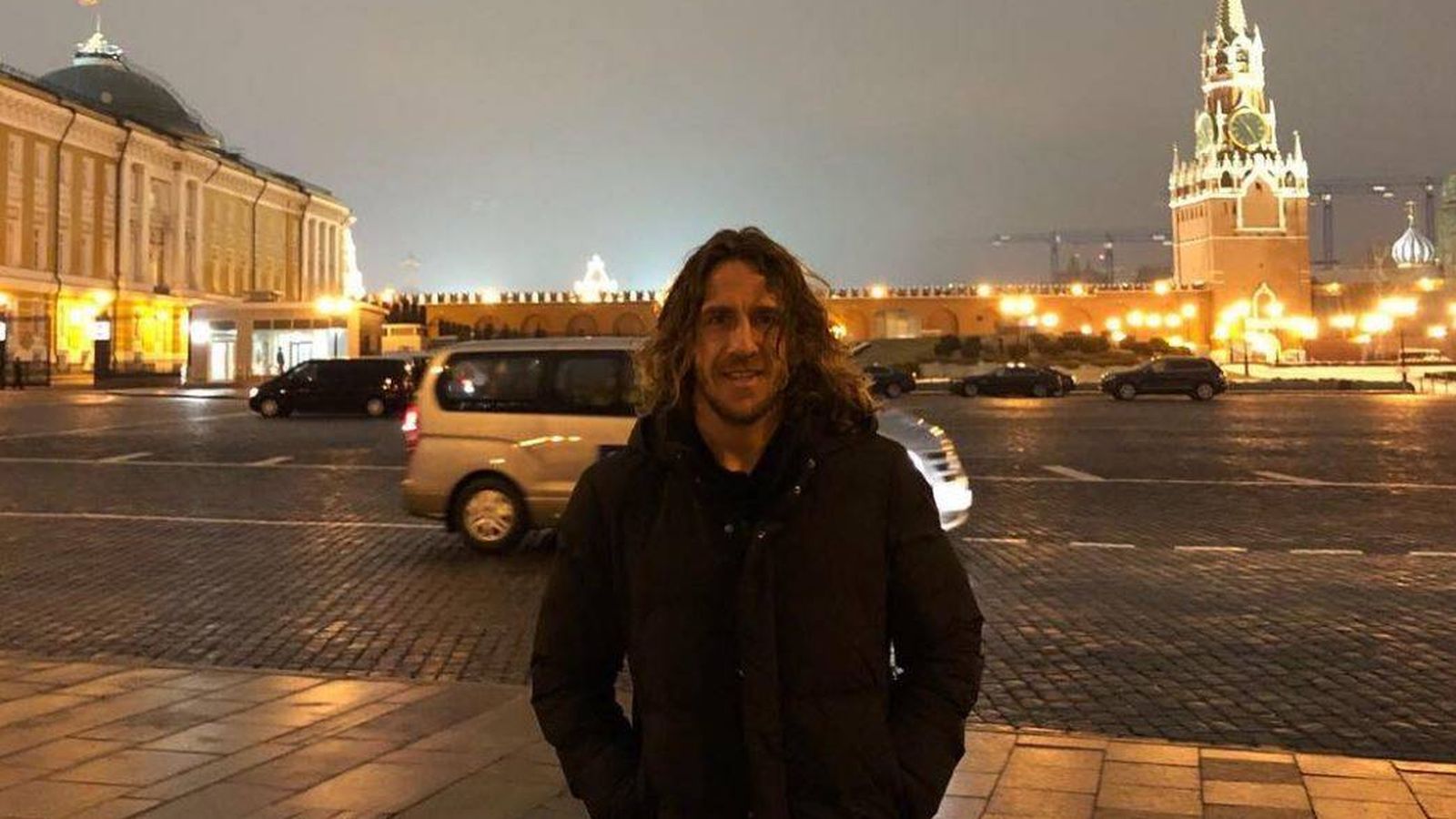 Foto:  Puyol junto al Kremlin en una imagen de su Instagram