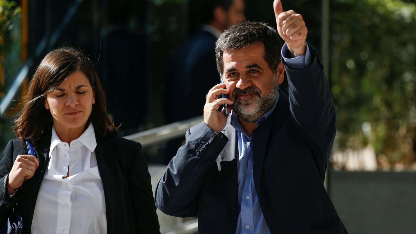 Jordi Sánchez a su llegada a la Audiencia Nacional. (Reuters)