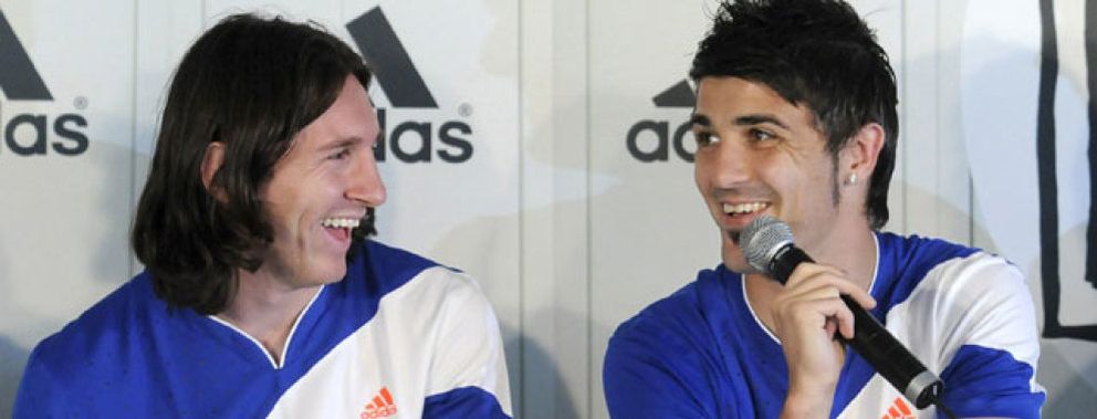 Foto: El representante de Villa; "Si Messi y David jugaran juntos, sería la bomba"