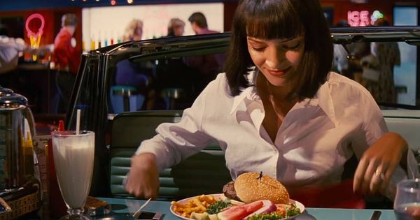 Foto: El delicioso menú de Uma Thurman en 'Pulp Fiction'. (Miramax)