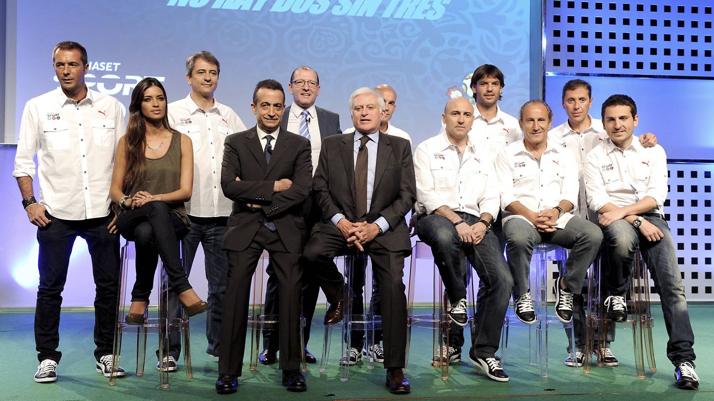 Presentación de la cobertura para la Eurocopa en 2012. (Gtres).