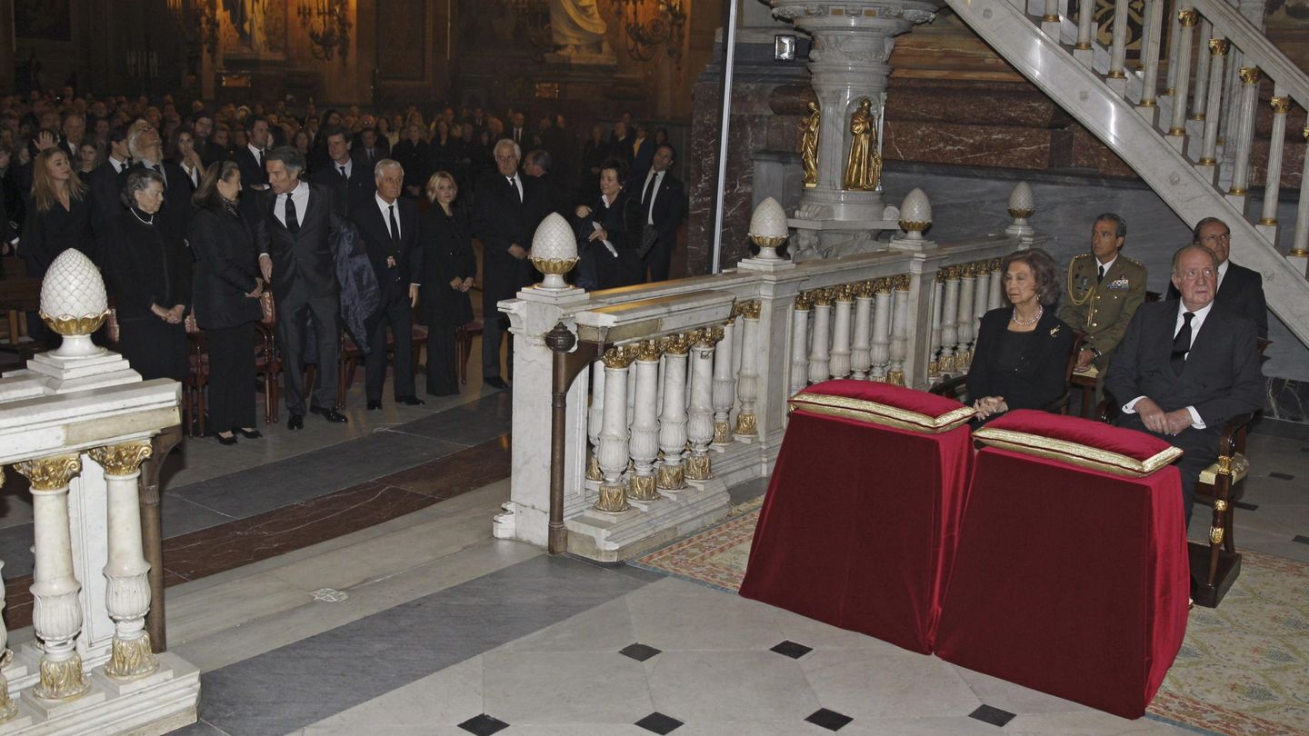 Misa funeral de la duquesa de Alba. (EFE)