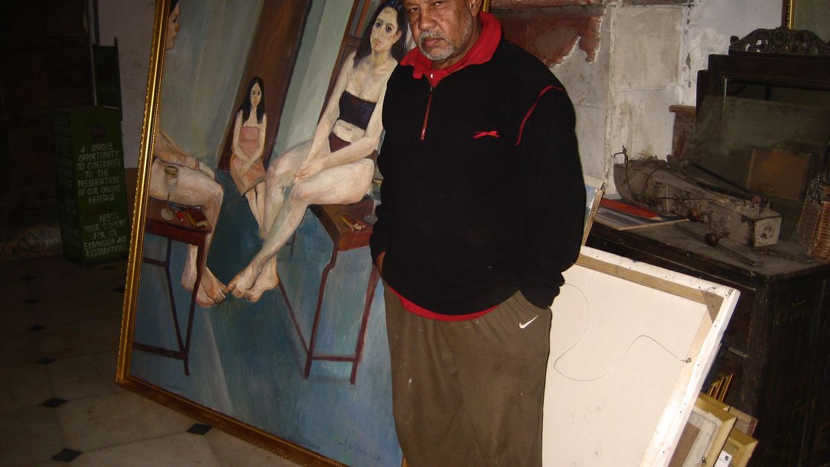 El pintor de las almas tristes de las prostitutas en el barrio rojo de Lahore