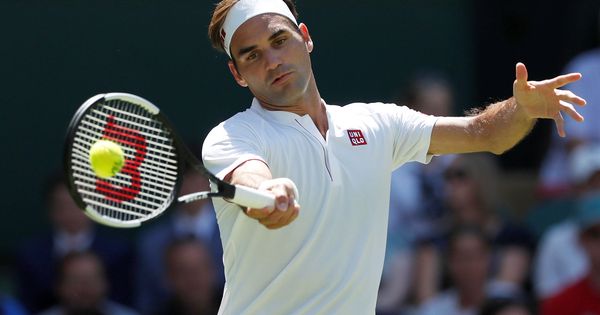 Foto: El tenista Roger Federer en Wimbledon 2018 en Londres (Reino Unido). (Reuters)