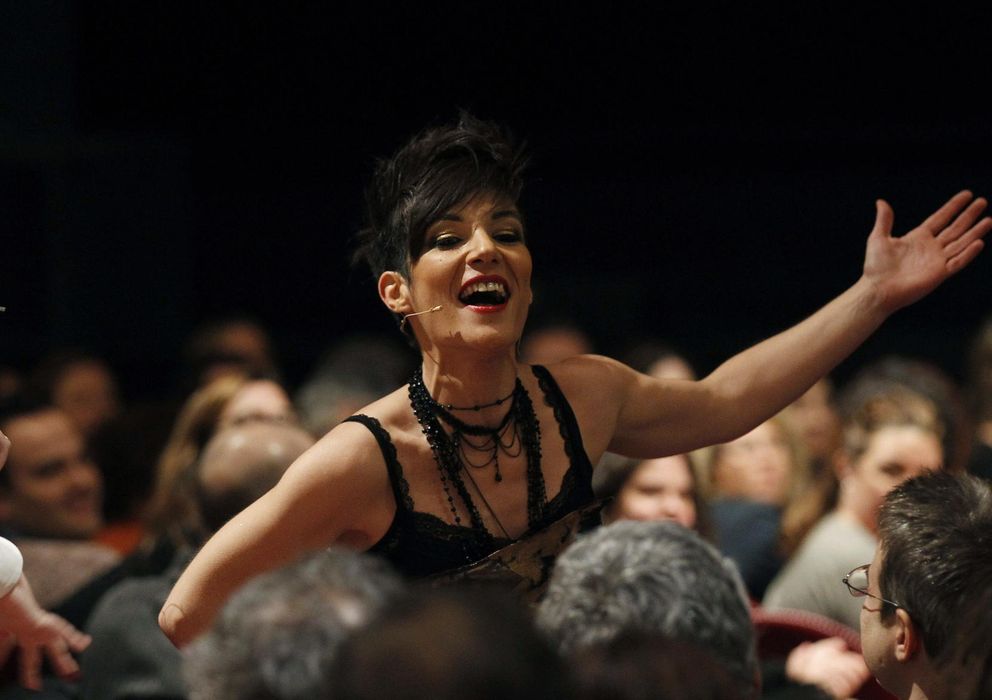 Foto: La cantante Elsa Rovayo "La Shica" en su espectáculo 'ESPAIN, dolor del bueno'. (EFE)