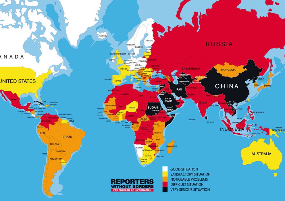 Foto: ritrea, Corea del Norte, Turkmenistán y Siria, en la cola de la Clasificación Mundial de la Libertad de Prensa 2015 (RSF)
