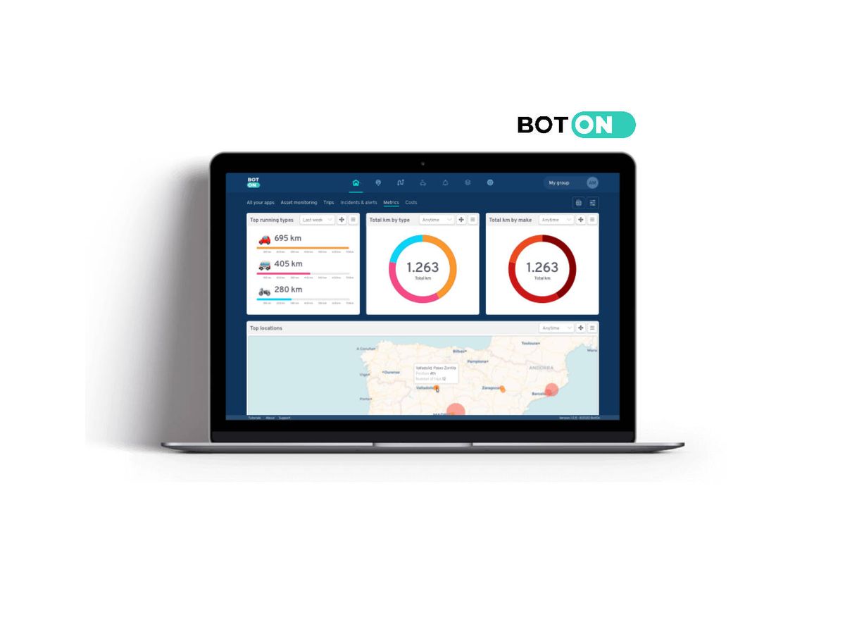 Foto: BotOn busca que sus clientes tengan en su mano toda la información relativa a sus flotas de la manera más sencilla, eficiente y funcional.