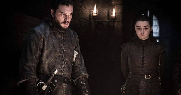 Foto: Jon Snow y Arya Stark en 'Juego de Tronos'. (HBO)