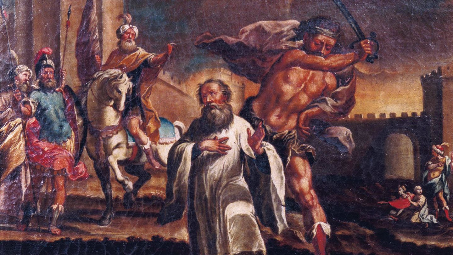 'Martirio de San Eulogio', pintura de la catedral de Córdoba. Foto: C.C.