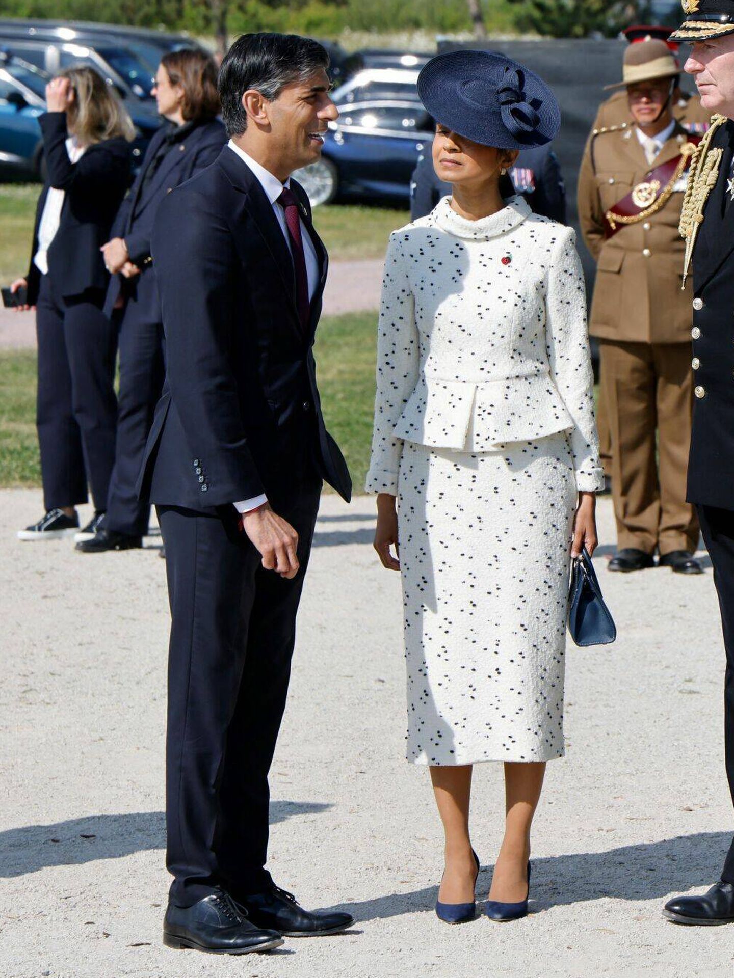 El primer ministro de Reino Unido y su esposa. (Reuters)