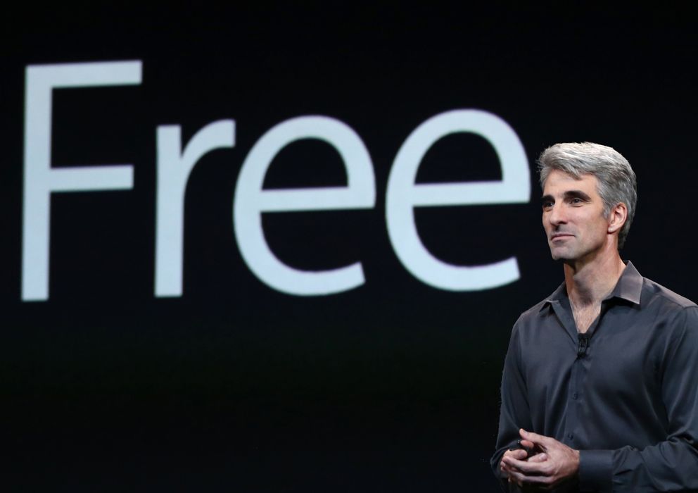 Foto: Craig Federighi, vicepresidente de 'software', anunciaba ayer que OS X Mavericks será gratuito (Reuters)