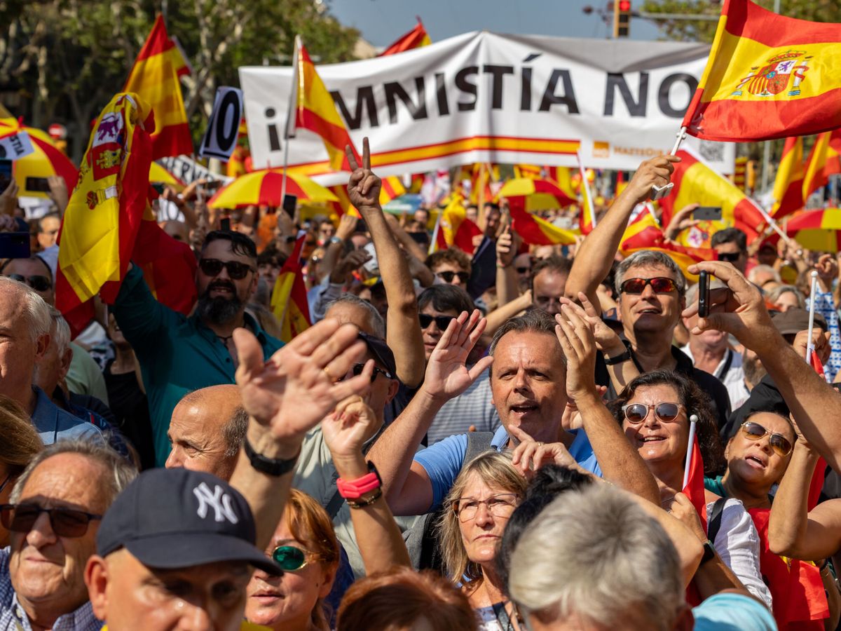 Foto: Imagen de la manifestación de ayer en Barcelona. (Europa Press/Kike Rincón)