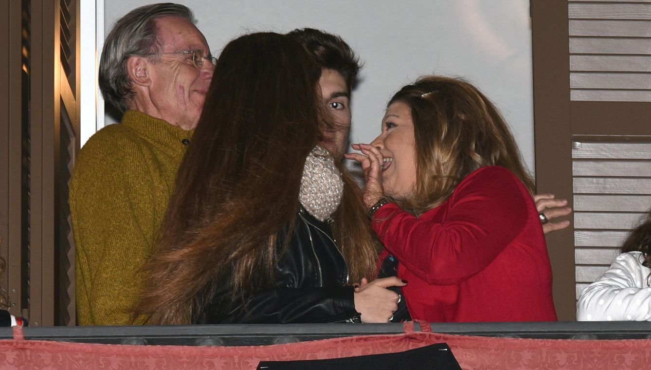Terelu Campos con su familia en Málaga (Gtres)