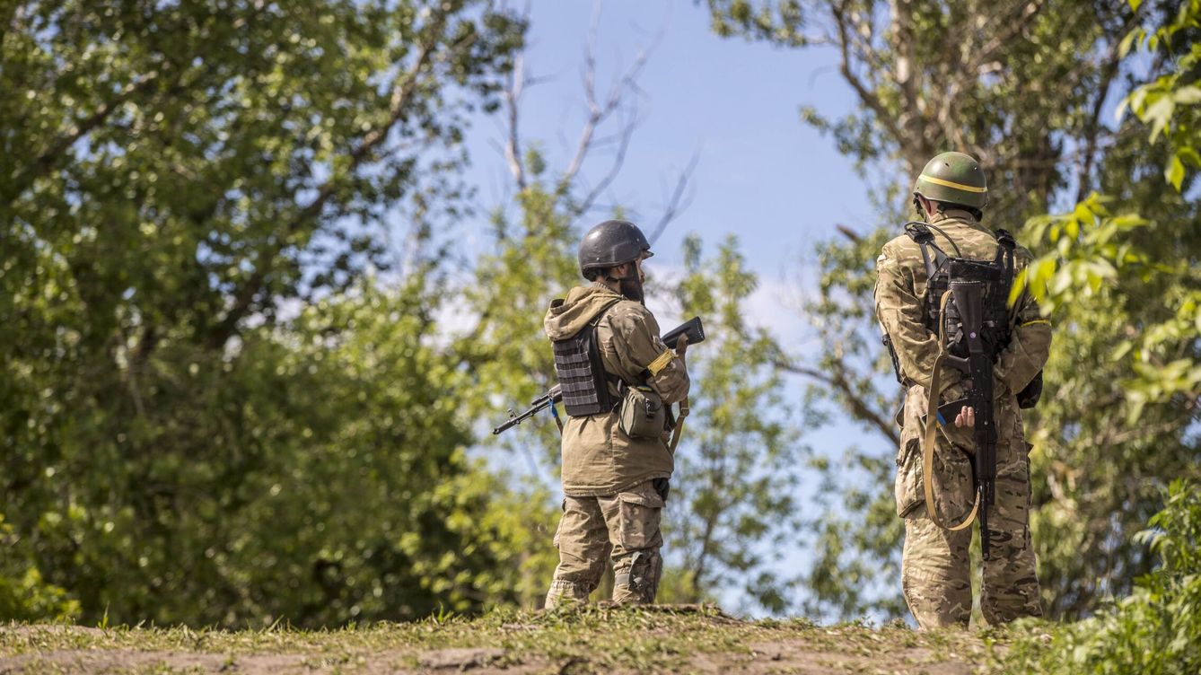 Foto: Soldados ucranianos. (EFE/Esteban Biba)