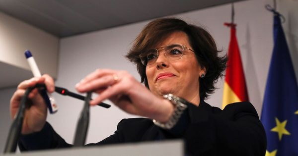 Foto: La vicepresidenta del Gobierno, Soraya Sáenz de Santamaría. (Efe) 