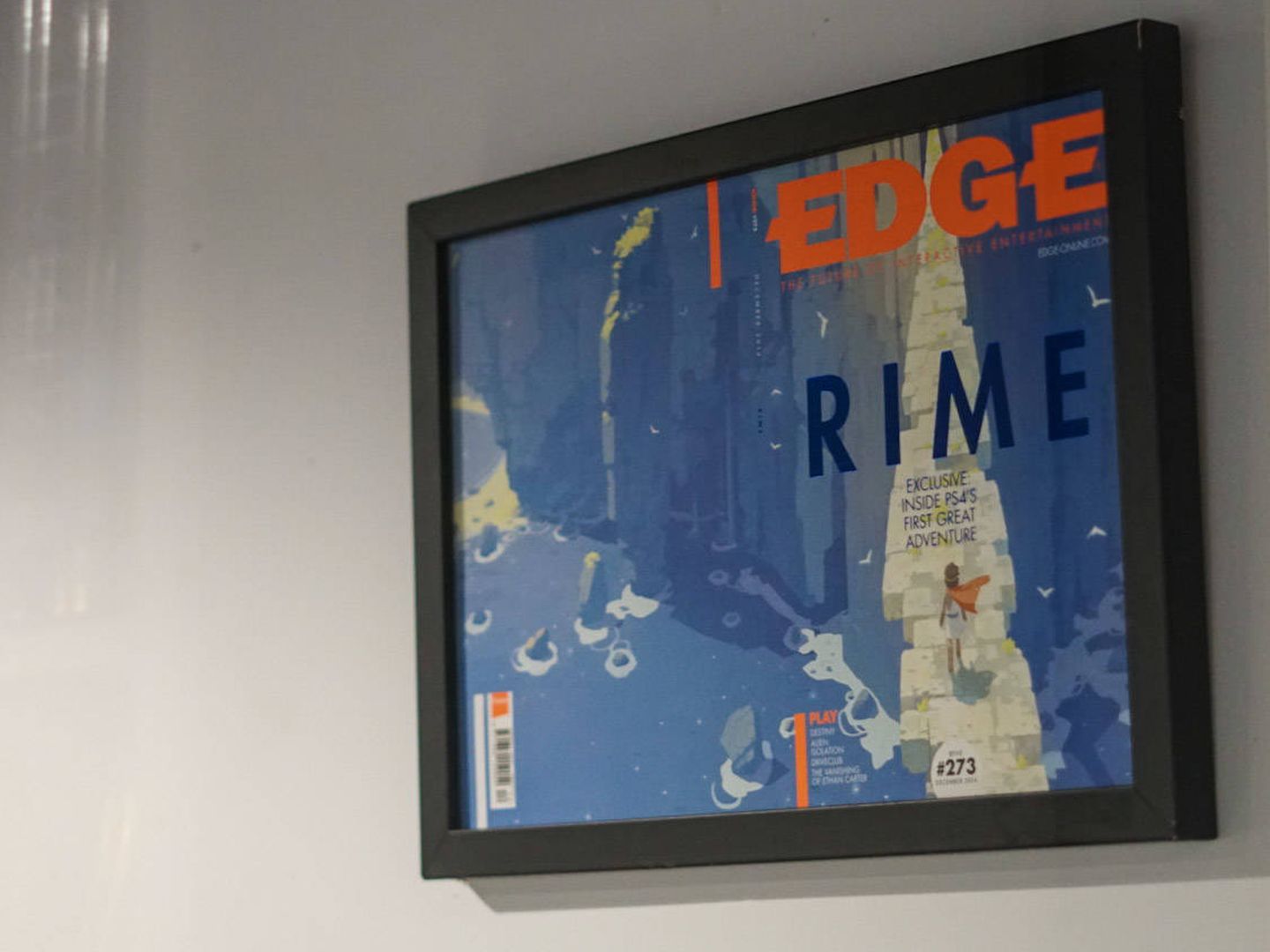 Portada que Edge dedicó a Rime. (M.Mc)