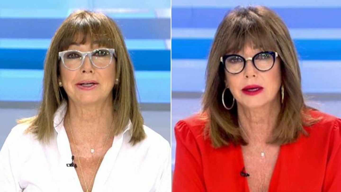 Ana Rosa Quintana, en septiembre y en octubre. (Mediaset)