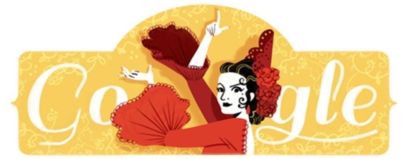 Foto: Google homenajea a Lola Flores con un doodle sobre ella