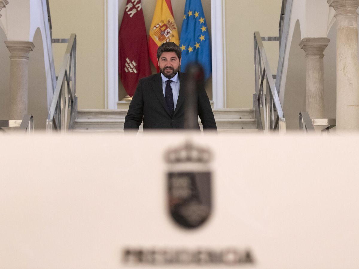 Foto: El presidente de la Región de Murcia, Fernando López Miras. (EFE/Marcial Guillén)