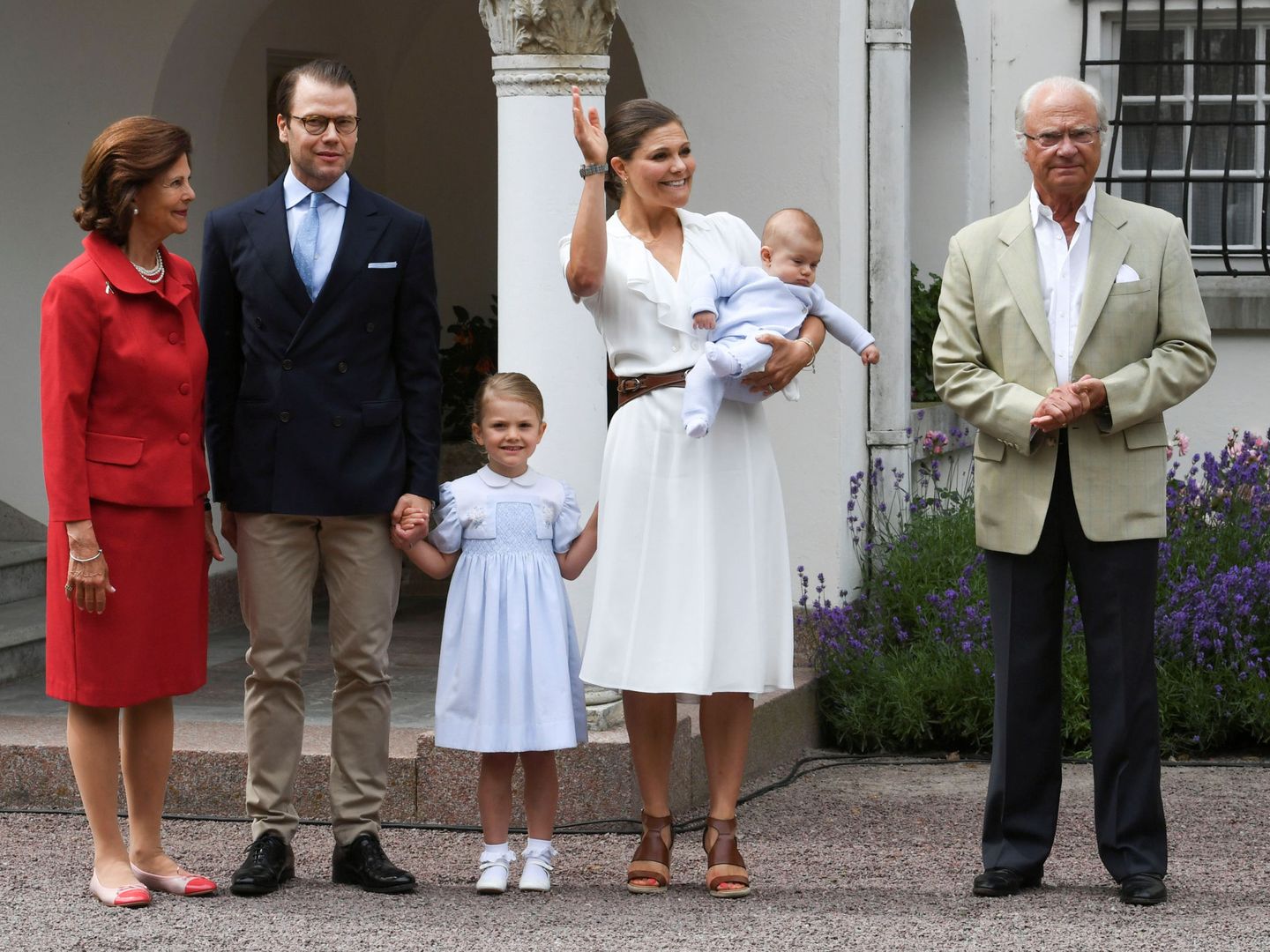Celebración del 38º cumpleaños de la princesa Victoria en Solliden. (Reuters)
