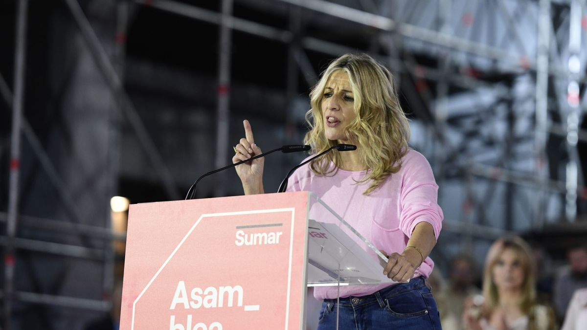 Yolanda Díaz se erige líder de Sumar en su primera asamblea, pese a la baja participación