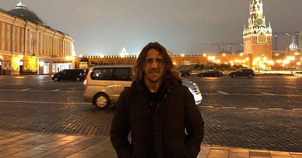 Foto:  Puyol junto al Kremlin en una imagen de su Instagram