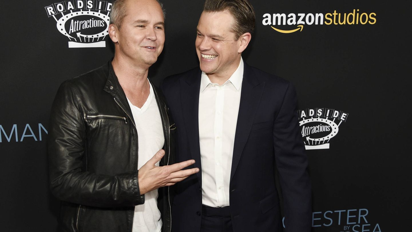 Roy Price de Amazon Studios (izquierda) con Matt Damon. (Gtres)