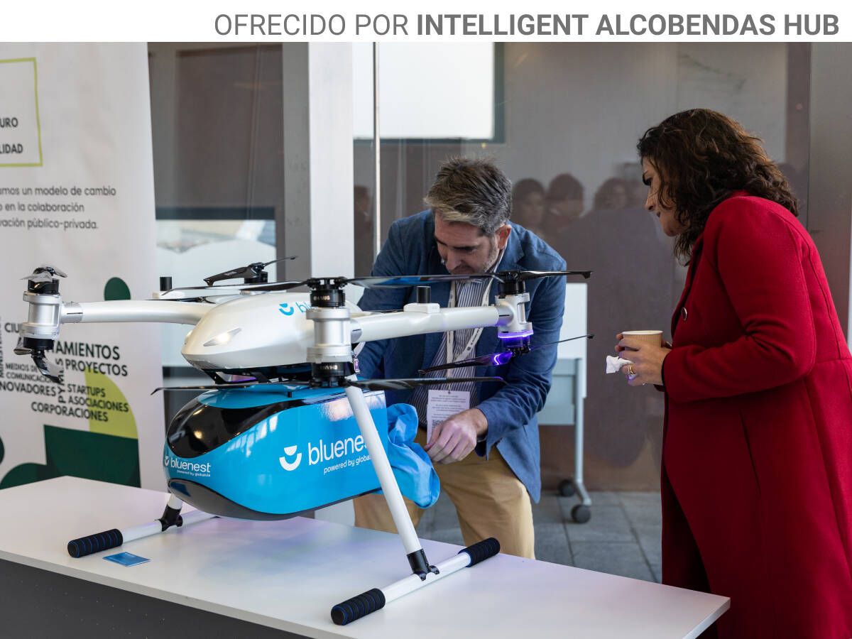 Foto:  Alcobendas está trabajando en un proyecto piloto de utilización de drones para trasladar medicinas entre dos puntos. Fuente: cecida.