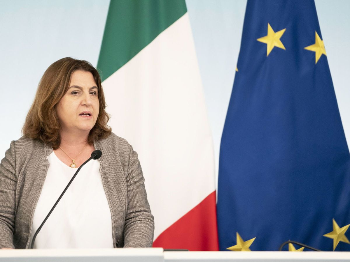 Foto: Nunzia Catalfo, ministra de Trabajo de Italia