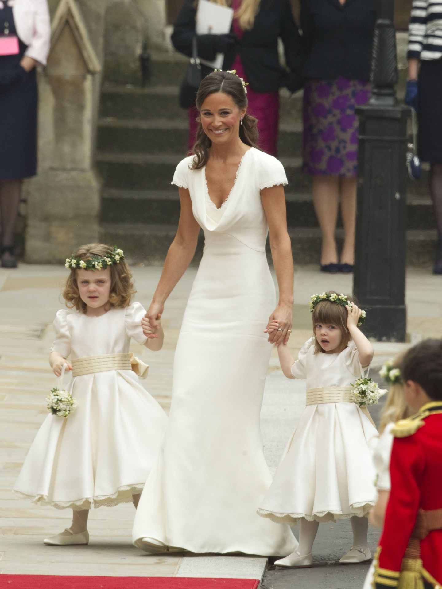 Pippa Middleton, en la boda de Kate.