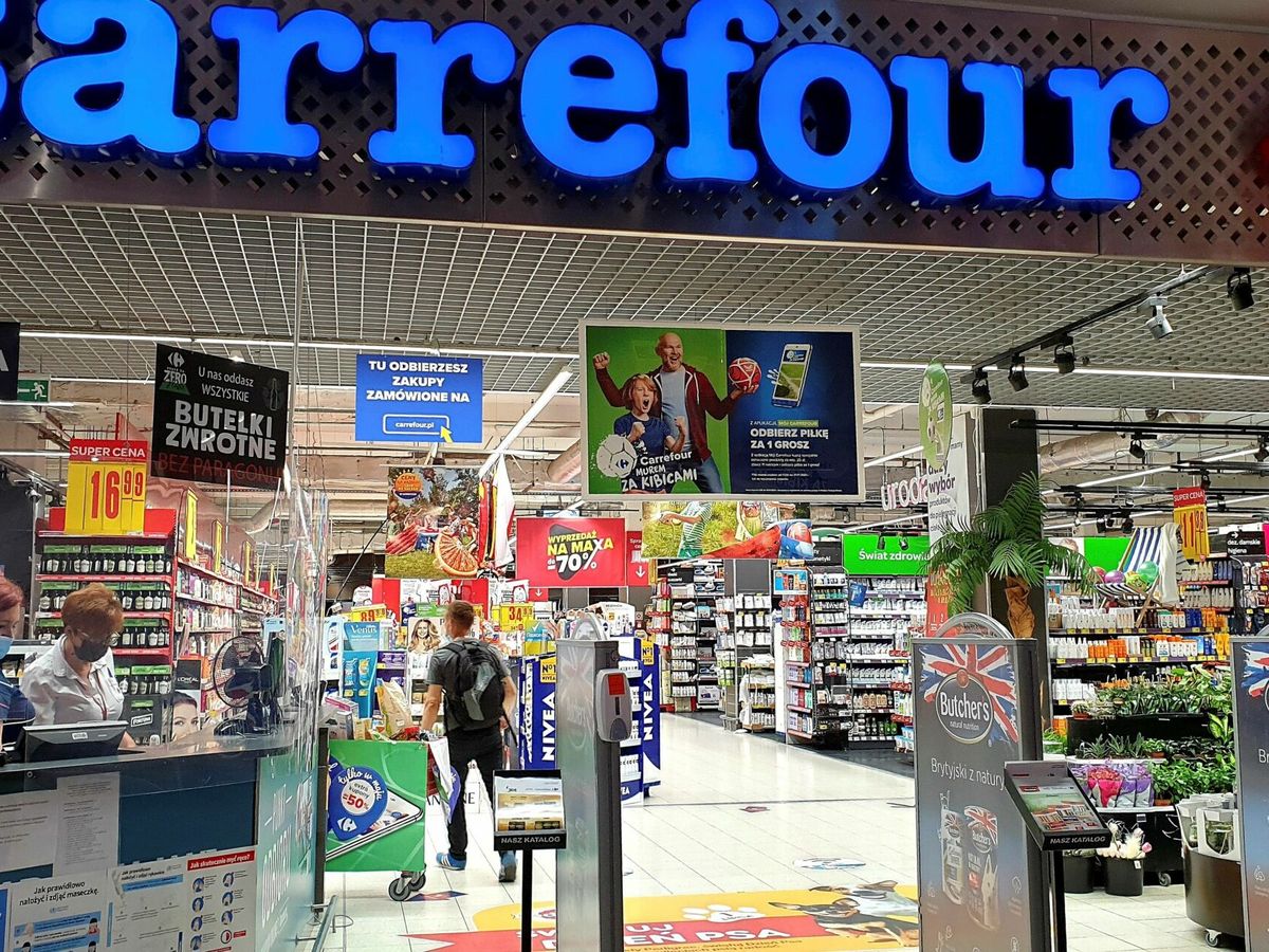 Foto: Supermercado de la cadena Carrefour