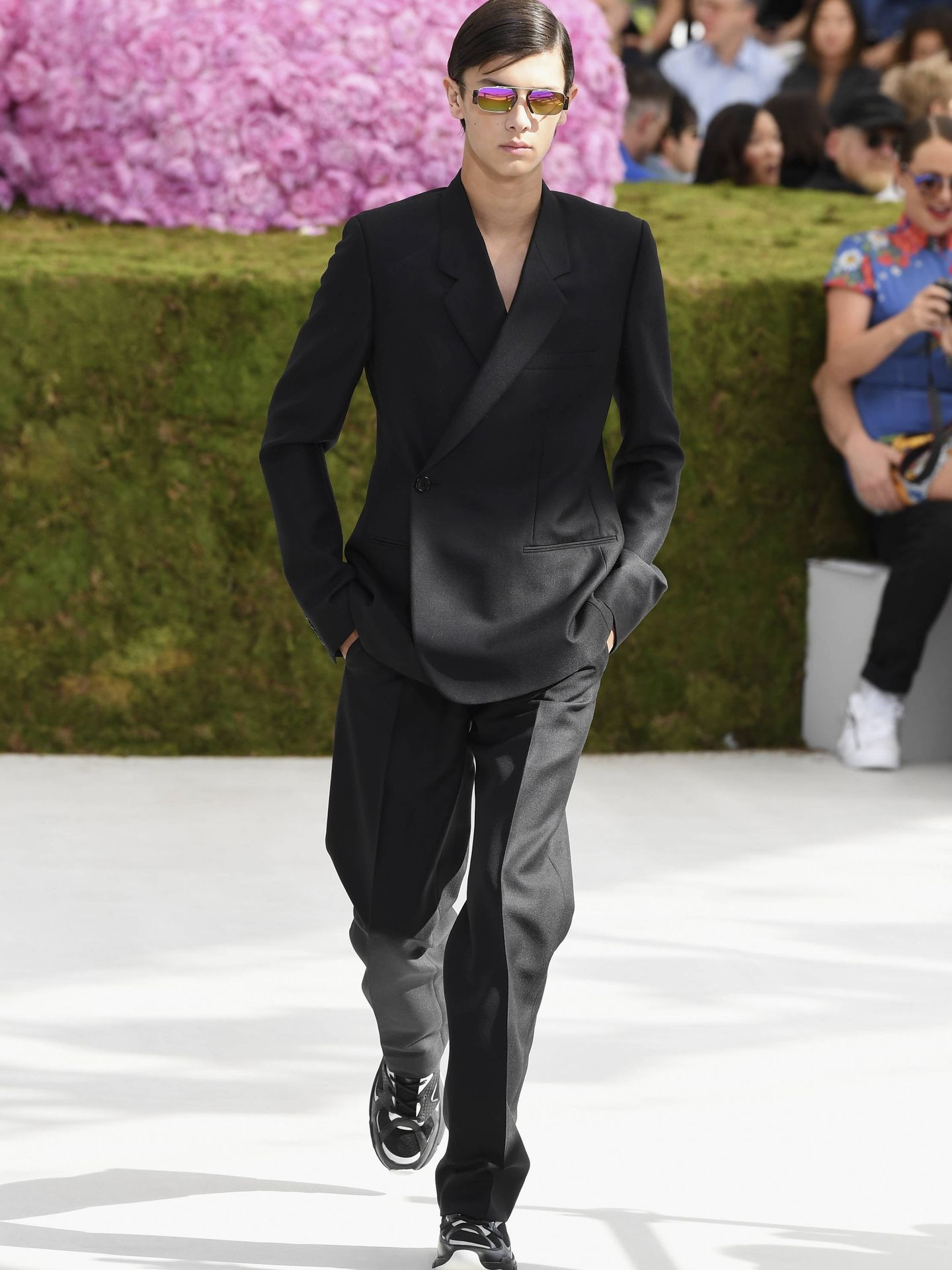 Nicolás de Dinamarca desfilado para Dior. (Getty)