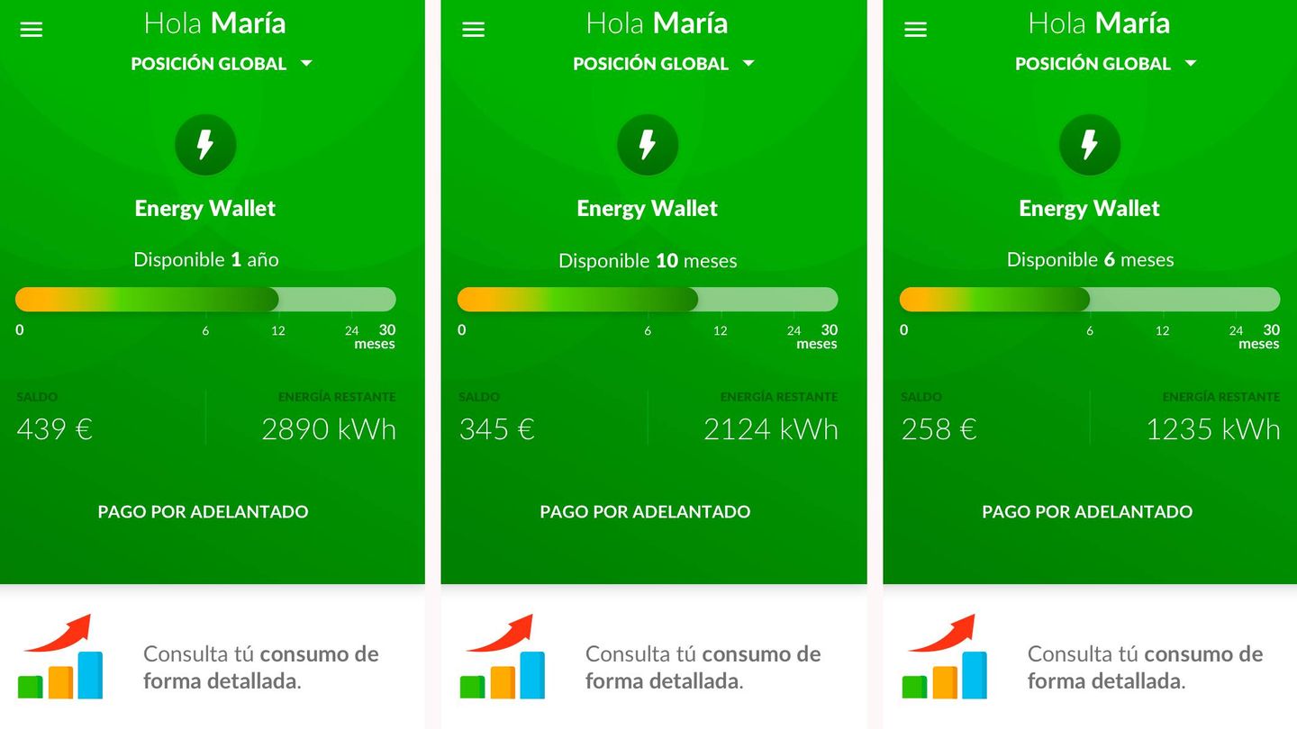 Los usuarios pueden controlar su consumo desde la propia 'app' de Iberdrola Clientes.