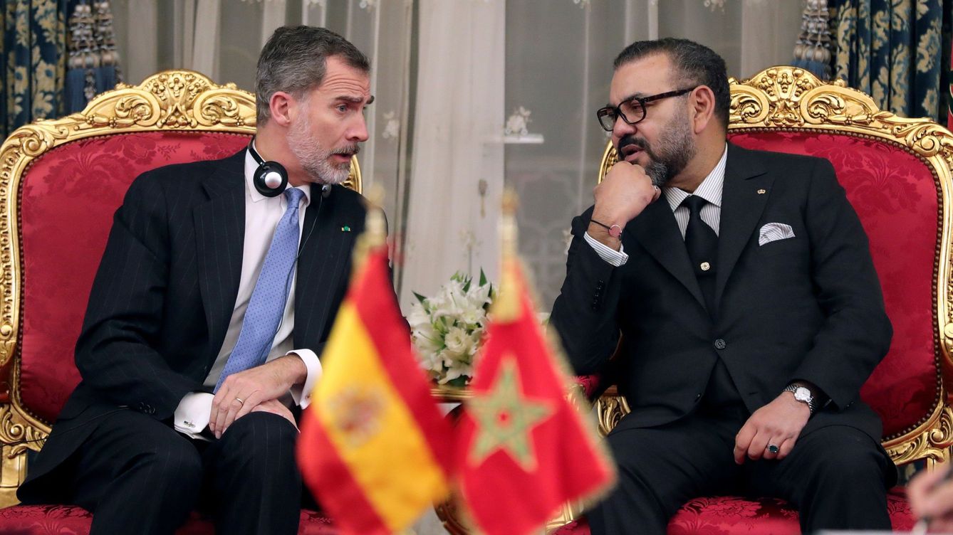 Foto: Felipe VI y el rey de Marruecos, Mohamed VI. (EFE) 
