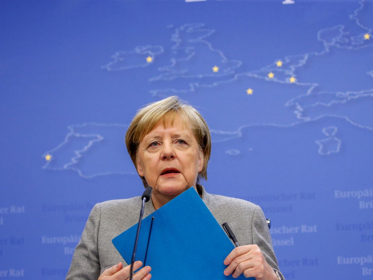 Foto: La canciller alemana, Angela Merkel, en Bruselas. (Reuters)