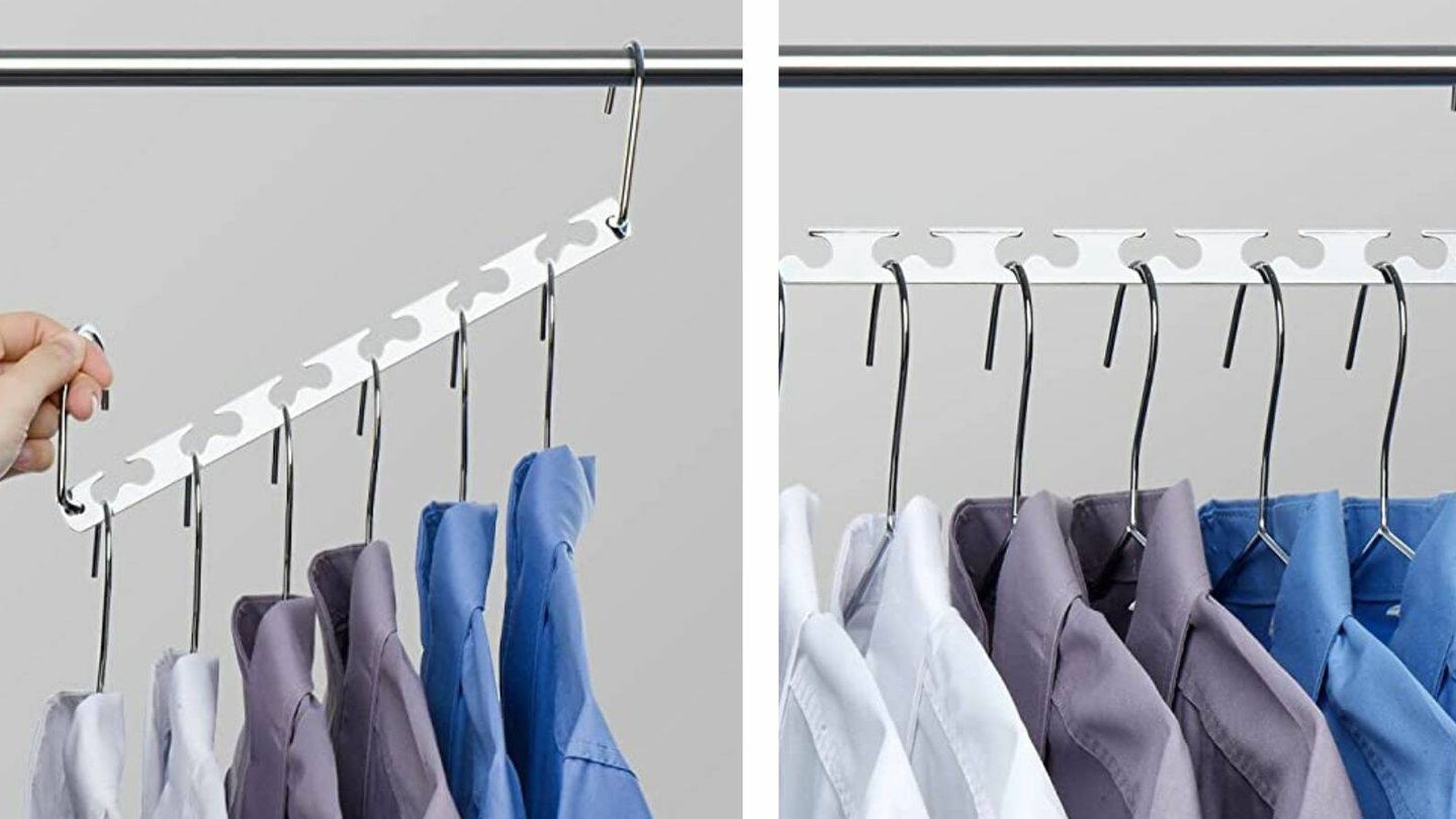 Estas son las perchas mejor valoradas en  que todo el mundo quiere  para colgar la ropa porque ocupan poco espacio y las prendas no se arrugan