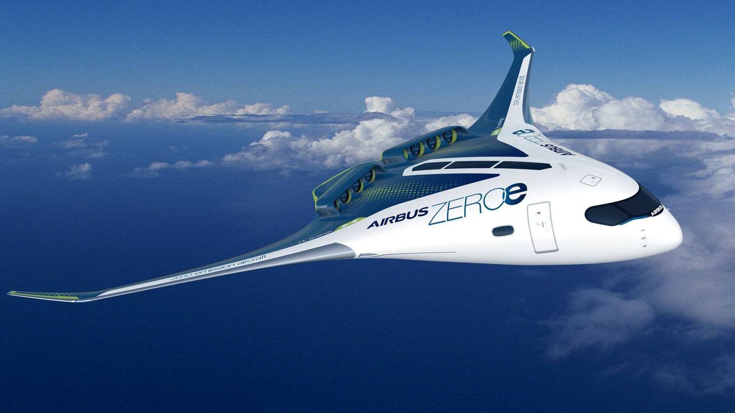 La otra gran esperanza para el futuro de la aviación sostenible es la pila de hidrógeno (Airbus)
