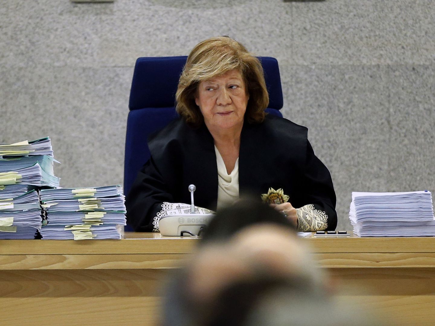 La presidenta del tribunal del caso Bankia, Ángela Murillo. (EFE)