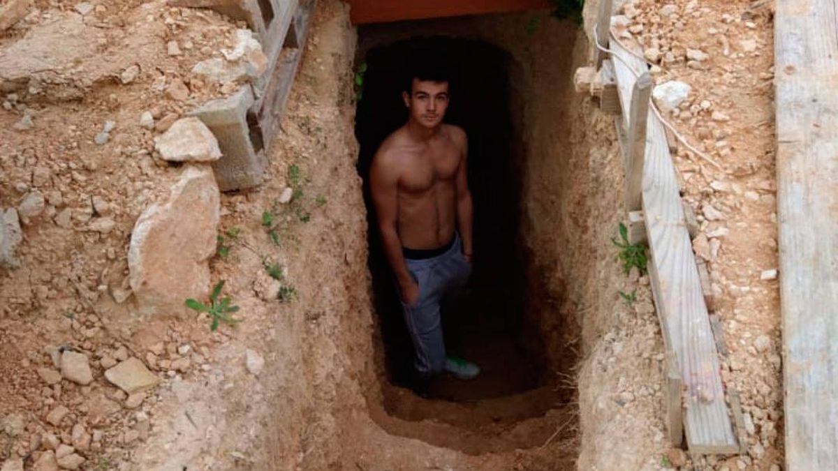 La historia de Andrés Cantó, el joven que ha creado la cueva de Alicante que se ha vuelto viral