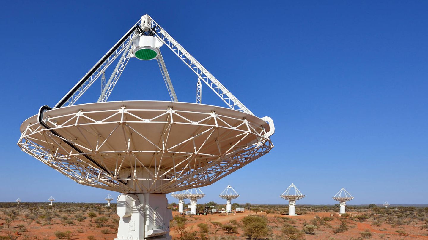 La red de radiotelescopios australiana que descubrió los ORC