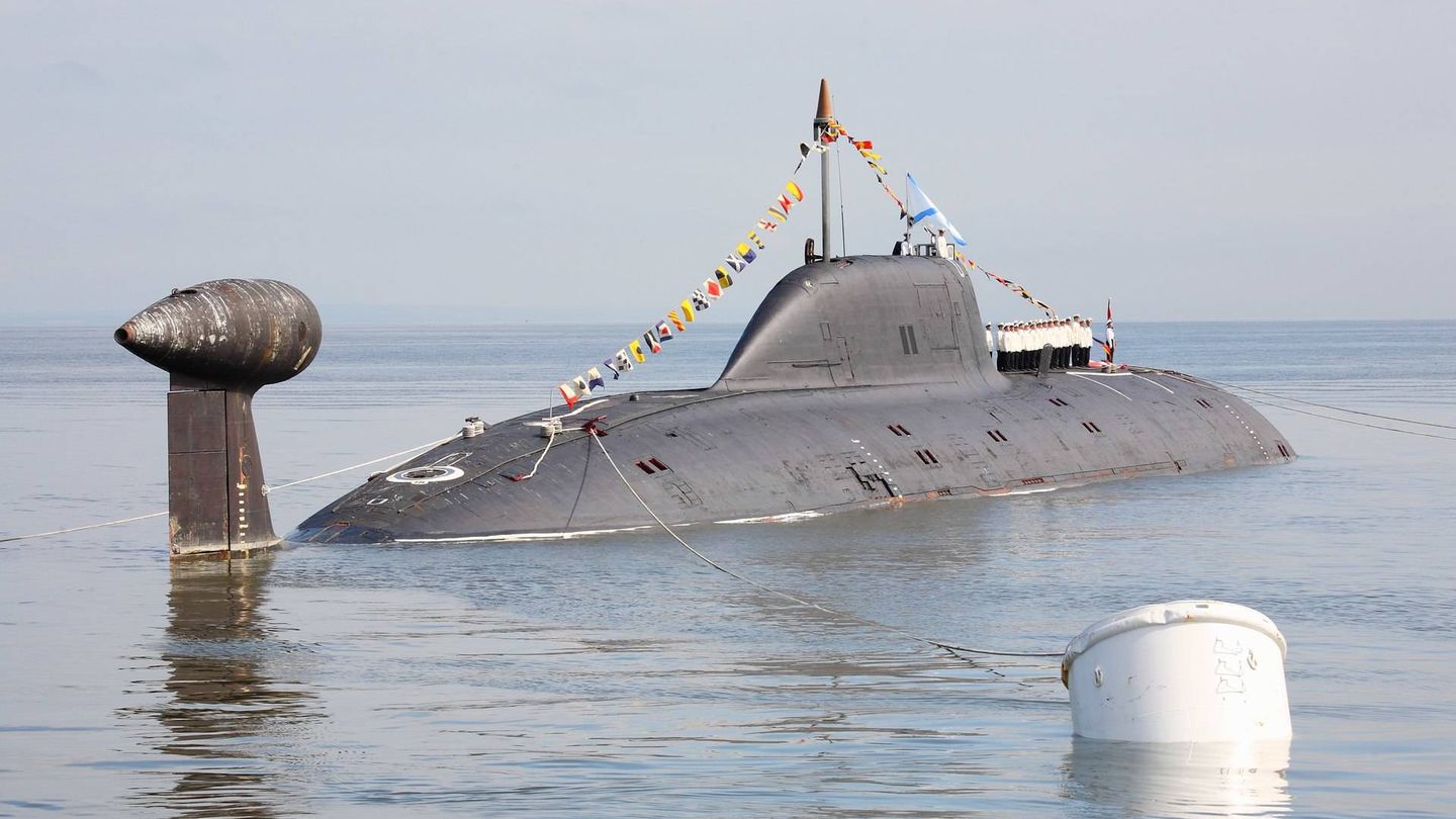 Submarino SSN de la clase Akula (Foto: Alex Omen) 